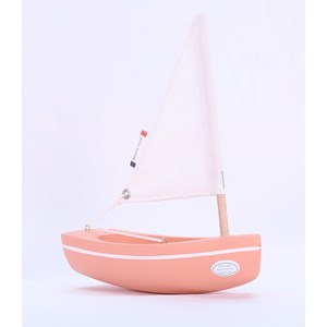 Bateau le bâchi rose 17cm