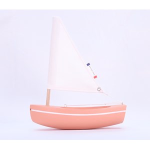 Bateau le bâchi rose 17cm