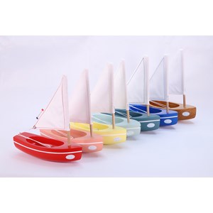 Bateau le bâchi vert d'eau 17cm