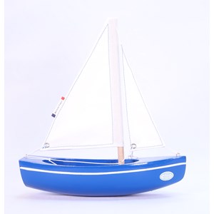 Bateau le sloop bleu 21cm