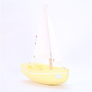 Bateau le sloop jaune 21cm