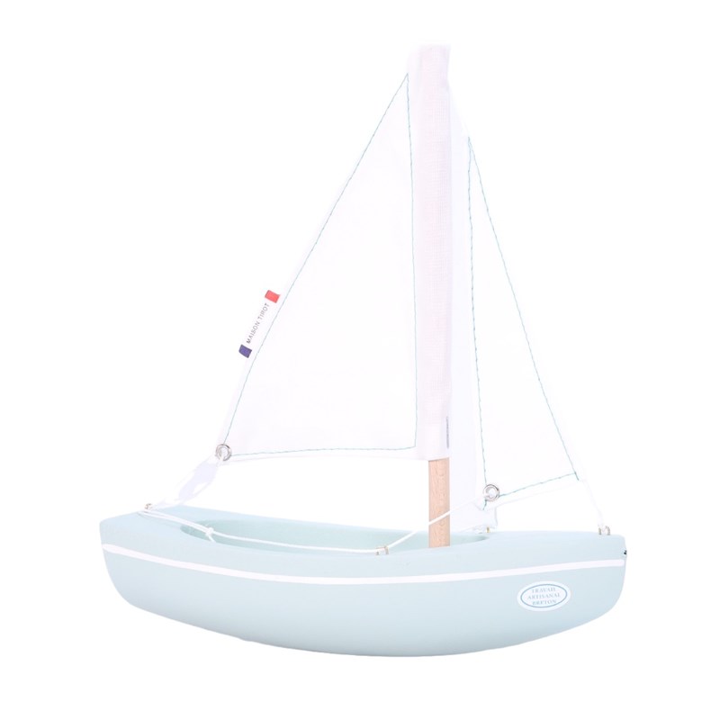 Bateau le sloop vert d'eau 21cm