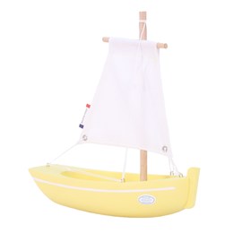 Bateau le misainier jaune 22cm