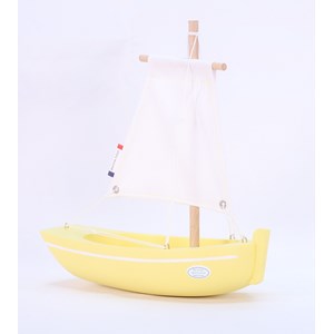 Bateau le misainier jaune 22cm