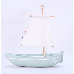 Bateau le misainier vert d'eau 22cm