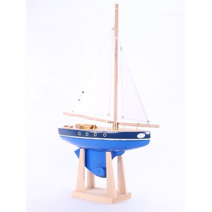 Voilier le tirot bleu 30cm