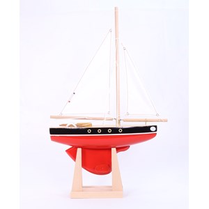 Voilier le tirot rouge 30cm