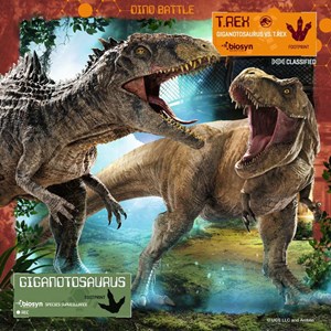 Puzzle t-rex jurassic world 3x49 pcs