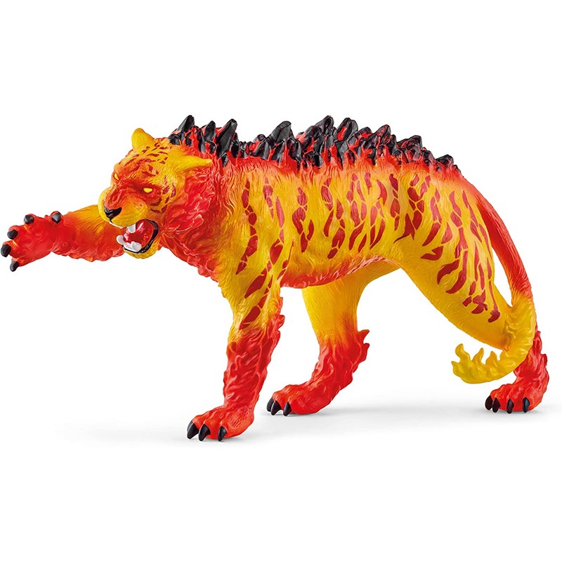 Figurine tigre de lave