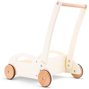 Chariot de marche et blocs en bois