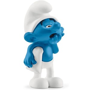 Figurine schtroumpf paresseux