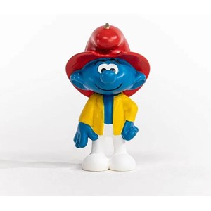 Figurine schtroumpf pompier
