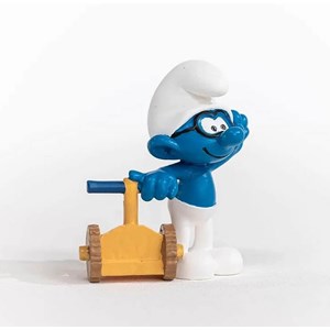 Schtroumpf à lunettes pressé