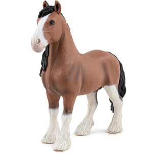 Figurine cheval clydesdale