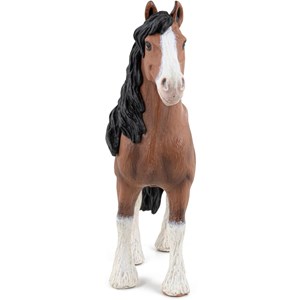 Figurine cheval clydesdale