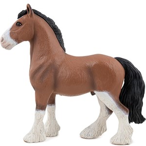Figurine cheval clydesdale