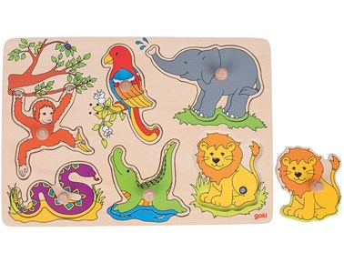 Puzzle sonore animaux du zoo