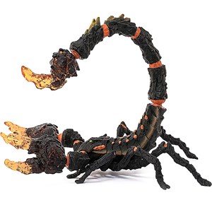 Figurine scorpion de lave