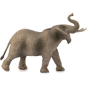 Figurine éléphant d'afrique barrissant