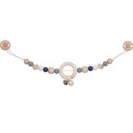 Chaîne poussette étoile bleu
