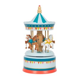 Boîte à musique carrousel à chevaux