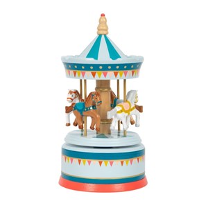 Boîte à musique carrousel à chevaux