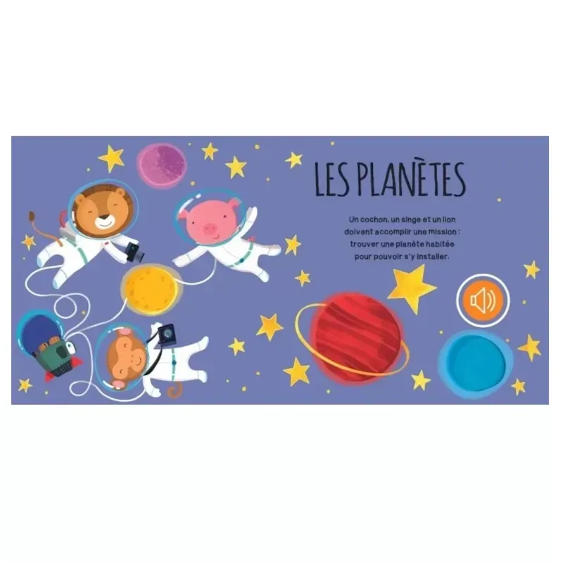 Livre sonore l'espace (Sassi Junior) - Image 1