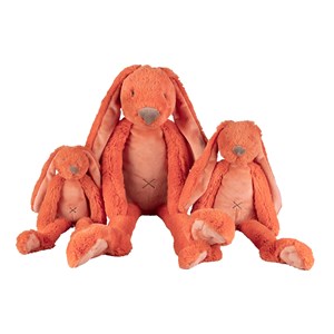 Peluche lapin richie orange 28 cm