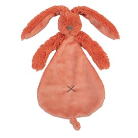 Doudou lapin richie orange 25 cm