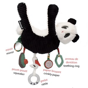 Peluche d'activités rototos le panda