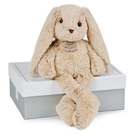 Peluche lapin beige 40 cm