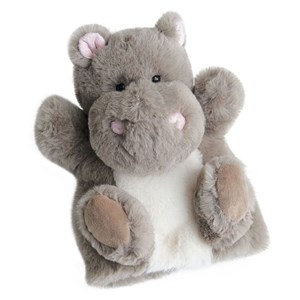 Marionnette à main hippo 25 cm