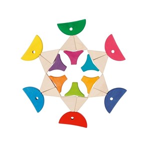 Jeu de construction poissons colorés