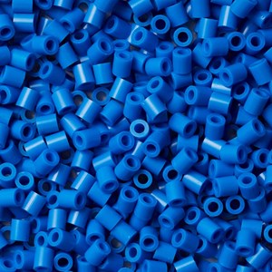 Sachet 1000 perles plastique midi bleu