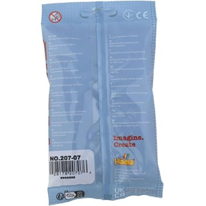 Sachet 1000 perles plastique midi violet