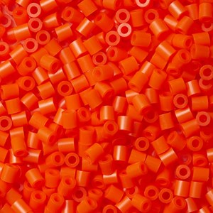 Sachet 1000 perles plastique midi orange
