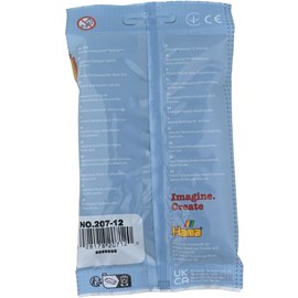 Sachet 1000 perles plastique midi marron