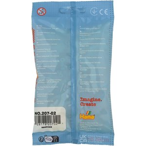 Sachet 1000 perles plastique midi crème