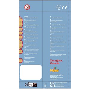 Sachet 1000 perles plastique midi crème