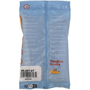 Sachet 1000 perles plastique midi beige