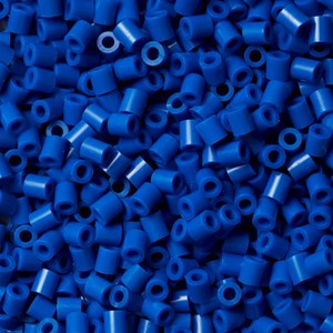 Sachet 1000 perles plastique midi bleu f