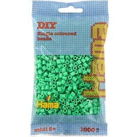 Sachet 1000 perles plastique midi vert c