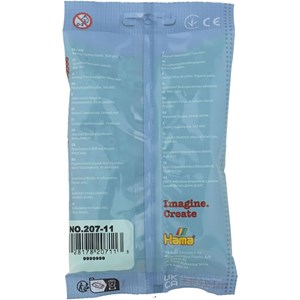 Sachet 1000 perles plastique midi vert c