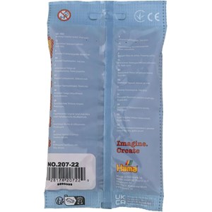 Sachet 1000 perles plastique midi rouge