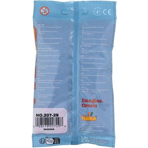 Sachet 1000 perles plastique midi rouge