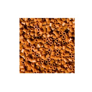 Sachet 1000 perles plastique midi marron