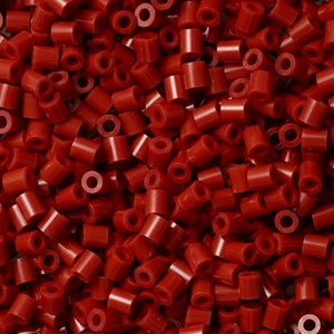 Sachet 1000 perles plastique midi marron