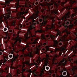 Sachet 1000 perles plastique midi rouge