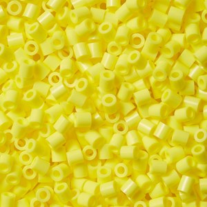 Sachet 1000 perles plastique midi jaune