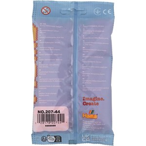 Sachet 1000 perles plastique midi rouge